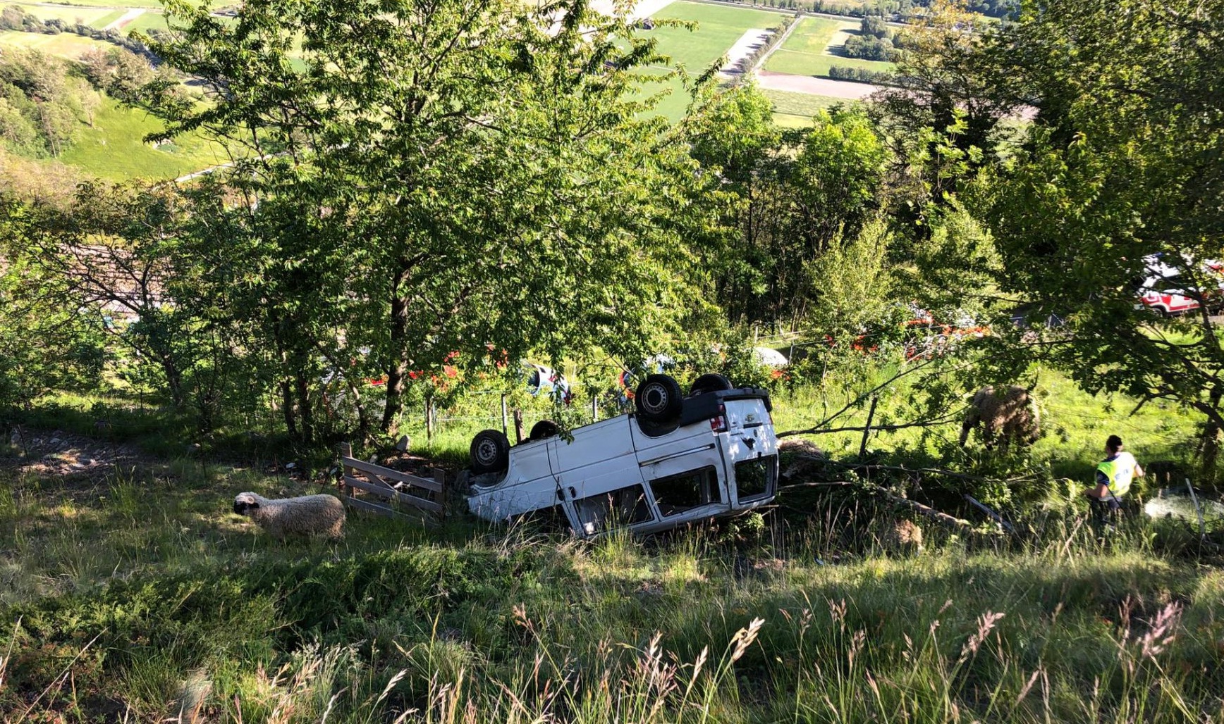 Accident de circulation en Valais: le conducteur est décédé